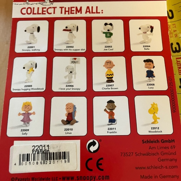 Schleich Franklin Waving - Peanuts - Belle Figurine - 22011 - Picture 4 of 4